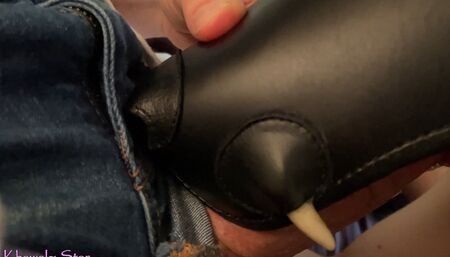 He sucks me with my Khawal Anubis teeth CUM