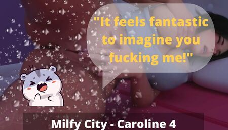 I squirted all over my bed after having wet dreams [Milfy City - Caroline - Part 4]