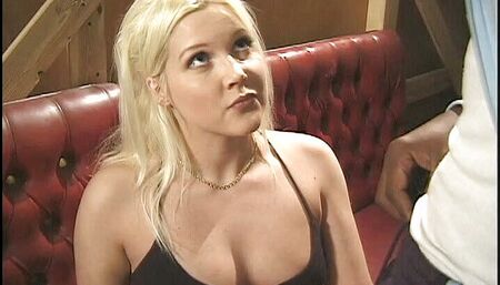 Stunning busty blonde teen gets fucked by her black long monster cock