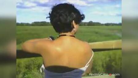 Paltalk office worker and her boss out in nature