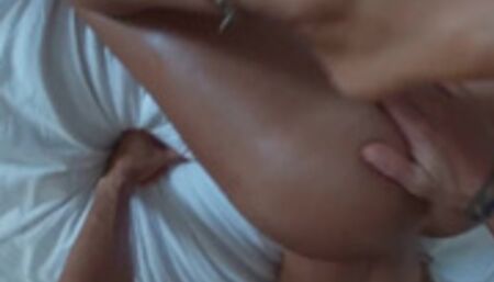 4k POV - coconut oil massage - thick Latina