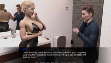 [Gameplay] [3D GAME] Project Myriam - Housewife Sucks 4 cocks in toilet