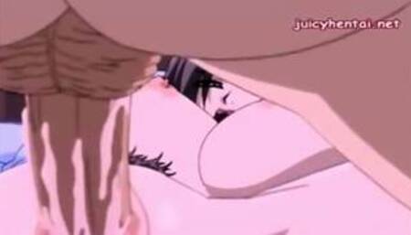 Busty Hentai Babe Double Penetrating With Toys