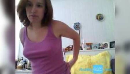 hot chick alone fingering