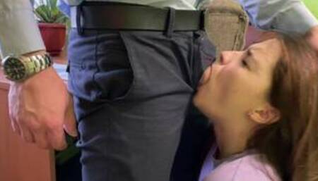Stepfather fucked and spanked her 18 years old daughter for poor studies