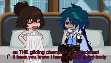 Kaeya face fucks amber