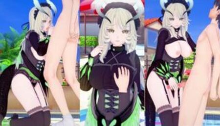 【エロゲーコイカツ！】遊戯王 ドラゴンメイド・チェイム3DCG巨乳アニメ動画[Hentai Game Koikatsu!sunshine YuGiOh! Chamber Dragonmaid]