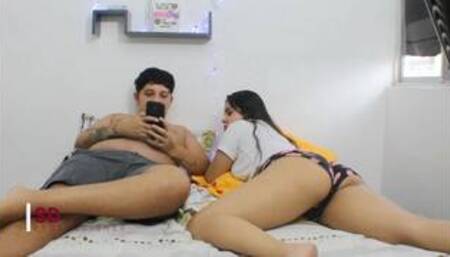 masturbating with my stepsister- swallow milk- porn in spanish