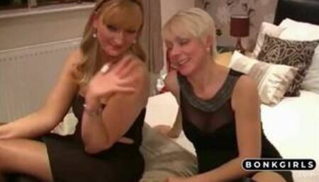 Dirty English slut - Bukkake party 03