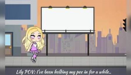 Lily pisses herself (gacha omarshi)