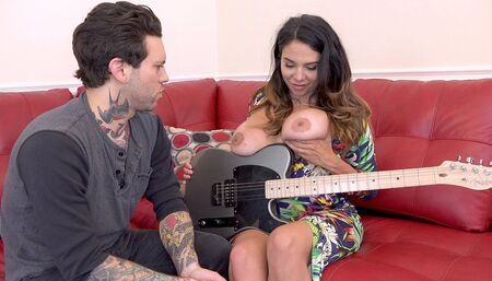 Missy Martinez gets her pussy tuned by her guitar instructor - BangConfessions