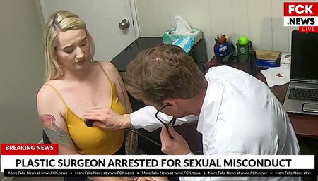 Hadley Haze gets fucked during a consultation at the plastic surgeons offic - BangFakeNews