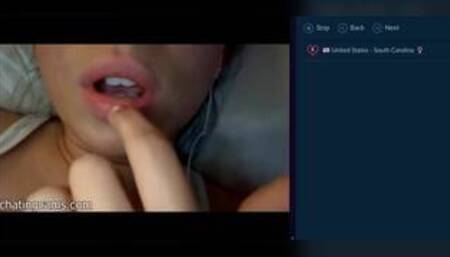 Hot American Babe Fingering Wet Pussy For Me