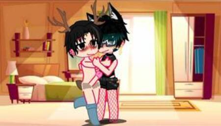 Sexy boyfriend fucks his sub gay (gacha heat)