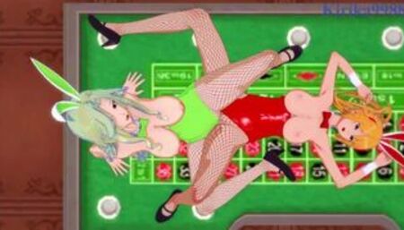 Excellen Browning and Lamia Loveless have lesbian play - Super Robot Wars IMPACT & A Hentai