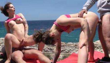 Yoga by the sea