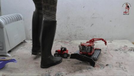 Toy Cars meets riding Boots