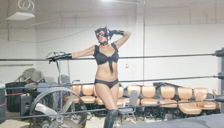 The Brat Attacks Catwoman's Belly!