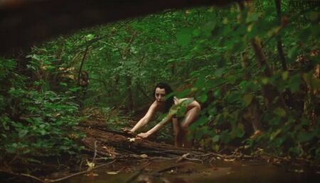 Quinn is naked at a creek in Slow Mo part 3 of 3