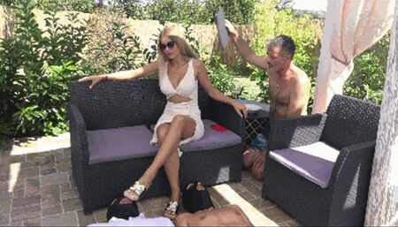 GABRIELLA - My harem of slaves - Shoe and foot worship