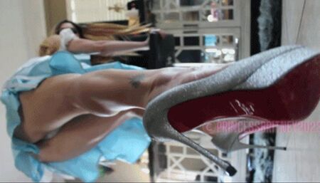 Cinderella's sparkly heels