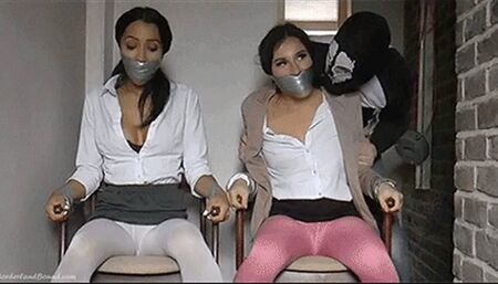 Clover & Courtney in: Bunker-Busting Undercover Cop Duo Lured & Ruthlessly Indisposed Deep Within the Old Combat Range! (Dual Scene) (HD)