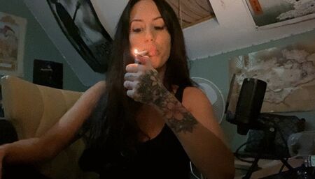 Silent Smoking in the dark hours