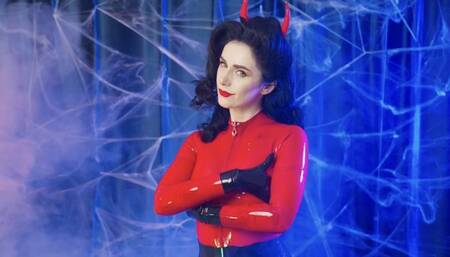 Latex Halloween ASMR (720p)