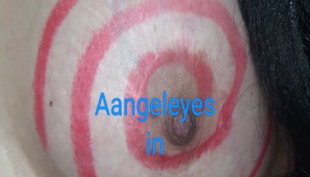 Hard eyes with moving pupil, inside my belly!!