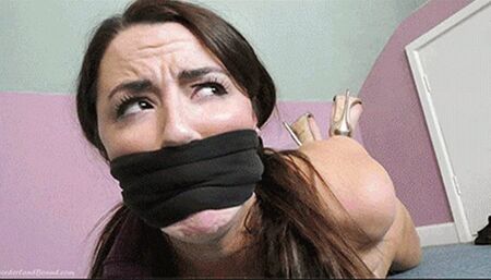 Alexa Brook in: Little Miss Lawyer Didn't Like Getting Naked & How She Wriggled With Her Worn Panties Stuffed in Her Yapper! Ha! (HD)