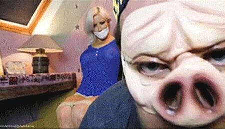 Hannah & Jennifer in: The Unwilling Contestant on The Deranged PigMan Show & One Very Hot Blonde of an Intermission! (Redux) (WMV)