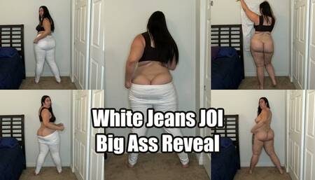 White Jeans JOI Big Ass Reveal