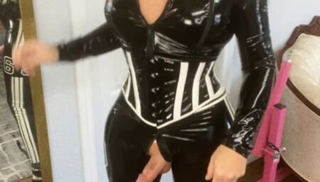 TS VIPER BACK IN BLACK LIPSTICK 69 LATEX LEGGING PANTYHOSE SMOKING 120 MM CUMSHOT HIGH HEEL WORSHIP