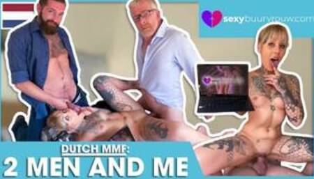 My first ASS FUCK threesome with two men: NAYOMI SHARP (Dutch) - SEXYBUURVROUW