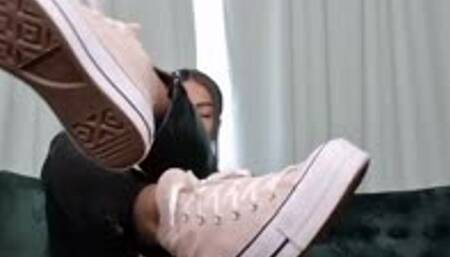 Foot fetish series- Converse