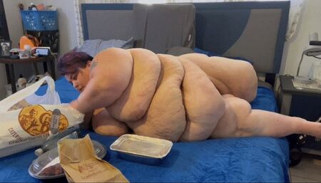 Bedbound Blob Eats Breakfast for 4 SD