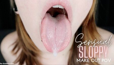 Sensual Sloppy Make Out POV - HD