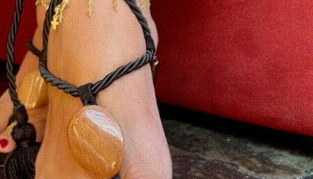 Juliette_rj JOI Slow Toe Wiggling on Thong Heels (FOR MOBILE DEVICES USERS) - THONGS - ANKLETS - TOE RING - SOLES - TOE NAILS - RED NAIL POLISH - FEET - FOOT FETISH - JOI - CLOSE UP - BBW - SEXY - DIRTY LANGUAGE