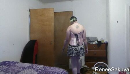 Dirty Valentines Day, Renee strips for his friends, gets bukaked, roleplay
