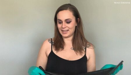 How to Put on Latex Opera Gloves