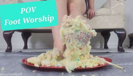 Birthday Cake Mess