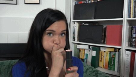 Maria Tries the "Smokin' Hot" Test (MP4 - 720p)