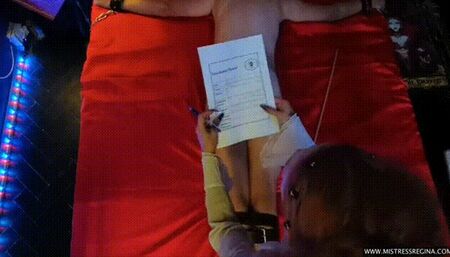 Caning Lesson Pt4 - You missed the holiday homework -  Real time session recording