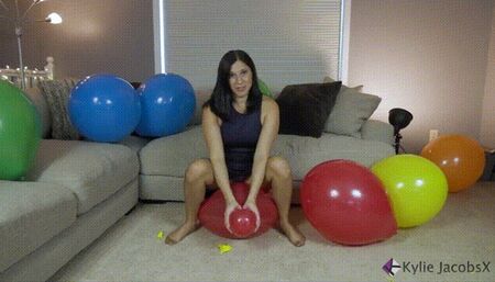 Hot Step-Mom Pops Your Balloons - Kylie Jacobs - MP4 1080p HD