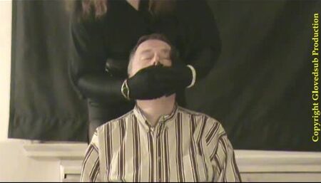 GOM with Black Satin Gloves MP4 (480p) starring Vanessa Fetish