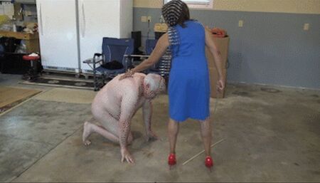 Red Patent Pumps Caning Trampleguy - iPad Quality