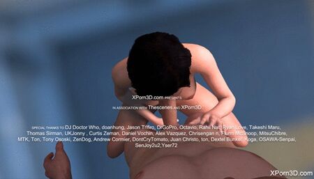 3D Busty Futa POV blowjob