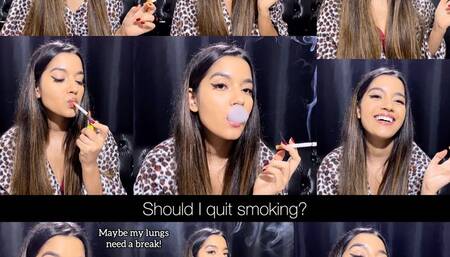 Should I quit smoking? I am concerned about my health!