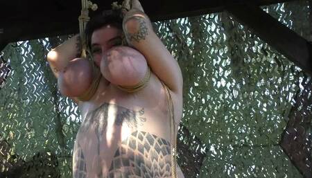 Lilith Kobayashi - Hanging by Tits  - Her first Self Suspension - Full Clip (wmv)