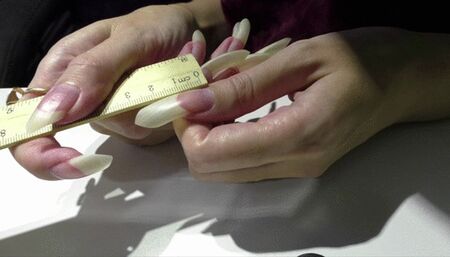 you need to check how the morning measurement of nails ended